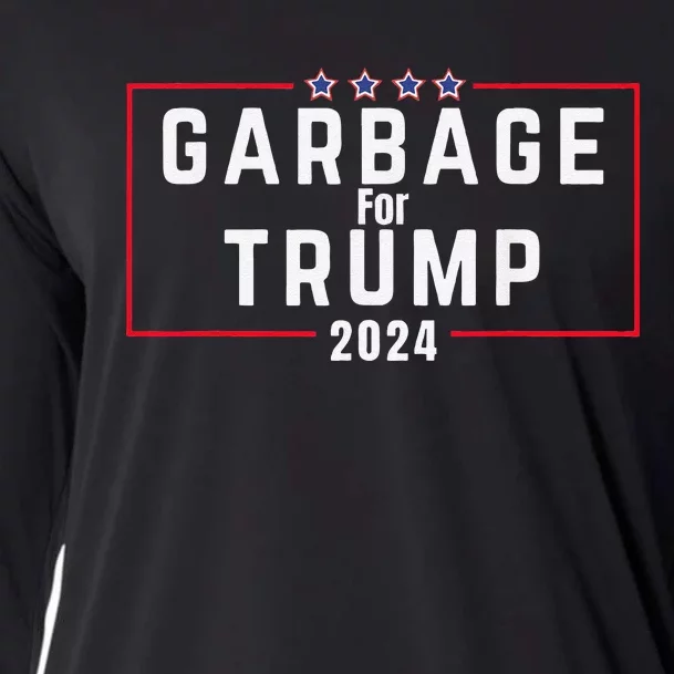 Proud Garbage Trump Garbage Supporter For Garbage Trump Cooling Performance Long Sleeve Crew