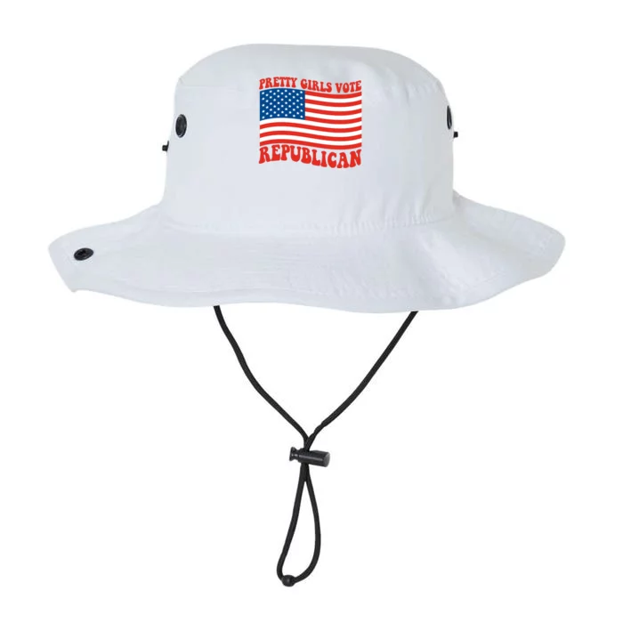 Pretty Girls Vote Republican Usa Flag Legacy Cool Fit Booney Bucket Hat