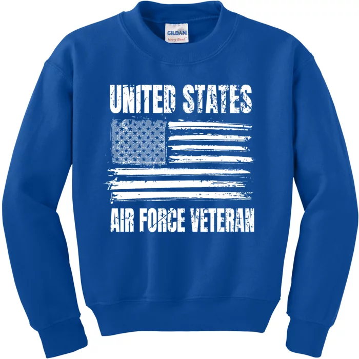 Patriotic Gift Veteran Of The United States Us Air Force Cute Gift Kids Sweatshirt