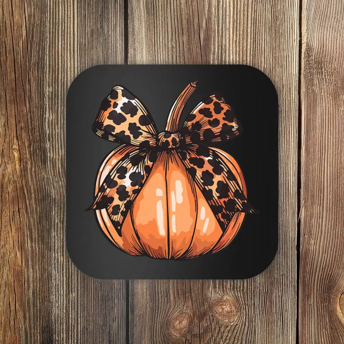 Pumpkin Graphic Vintage Thanksgiving Fall Women Autumn Coaster