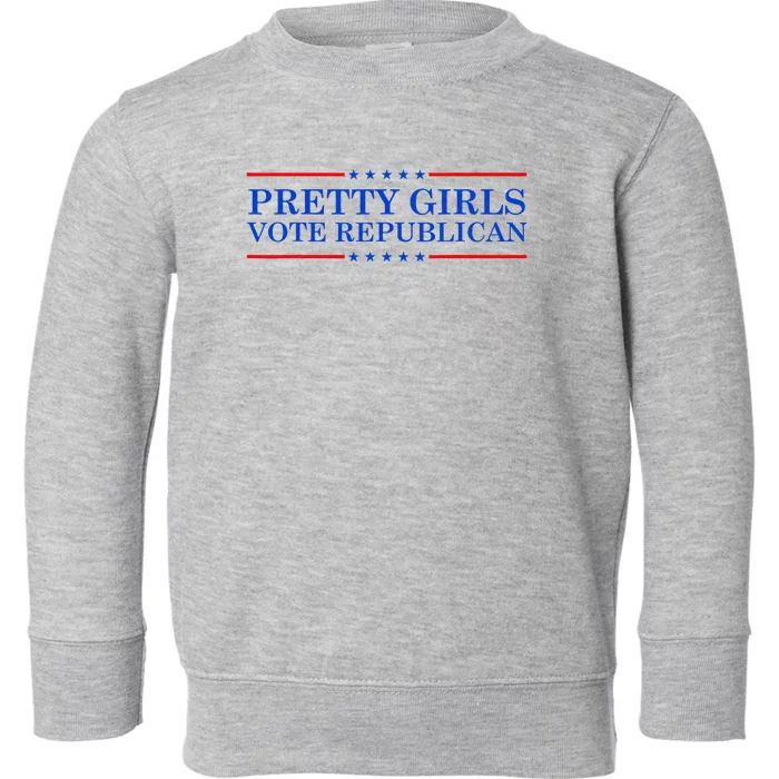 Pretty G.I.R.L.S Vote Republican Toddler Sweatshirt