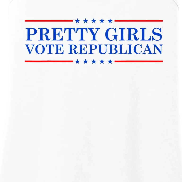 Pretty G.I.R.L.S Vote Republican Ladies Essential Tank