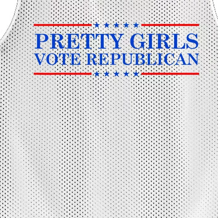 Pretty G.I.R.L.S Vote Republican Mesh Reversible Basketball Jersey Tank