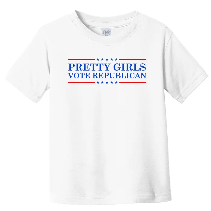 Pretty G.I.R.L.S Vote Republican Toddler T-Shirt