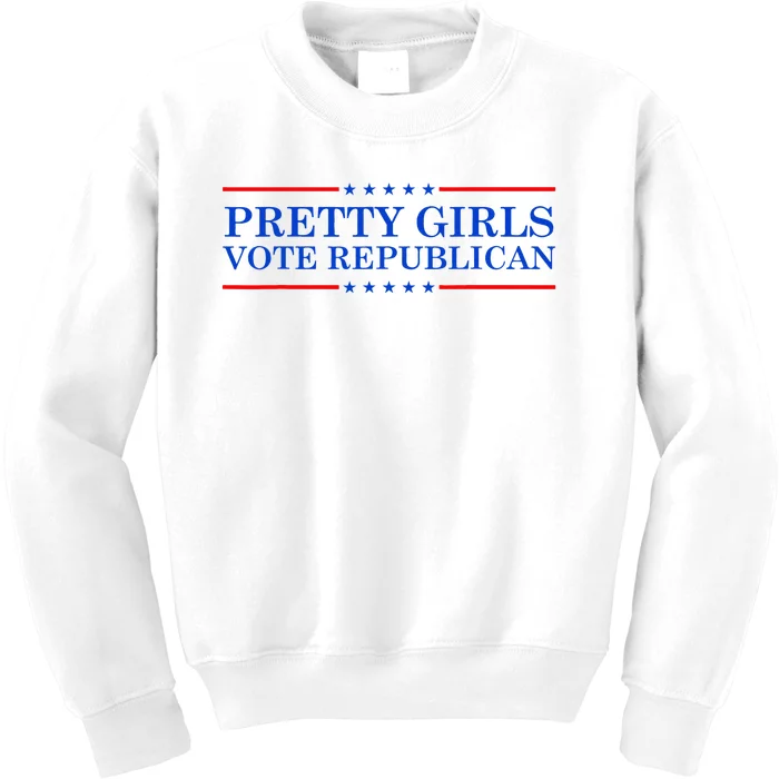 Pretty G.I.R.L.S Vote Republican Kids Sweatshirt