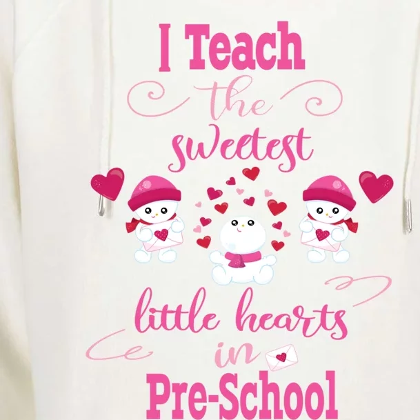 Pregreat Giftschool Valentine's Day Teacher School Party Sweet Hearts Gift Womens Funnel Neck Pullover Hood