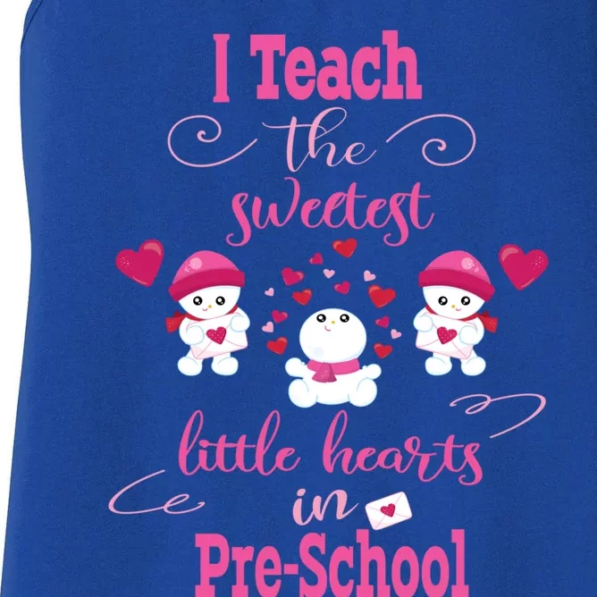 Pregreat Giftschool Valentine's Day Teacher School Party Sweet Hearts Gift Women's Racerback Tank