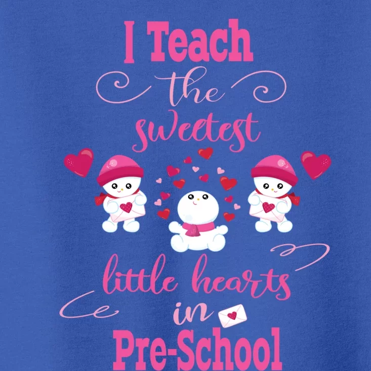 Pregreat Giftschool Valentine's Day Teacher School Party Sweet Hearts Gift Toddler T-Shirt