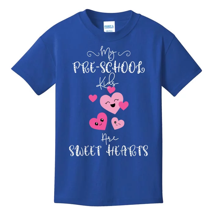 Precool Giftschool Valentine's Day Teacher School Party Sweet Hearts Gift Kids T-Shirt