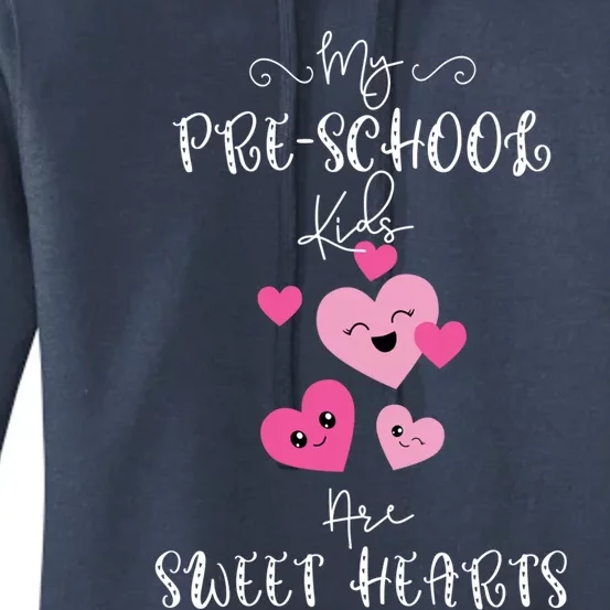 Precool Giftschool Valentine's Day Teacher School Party Sweet Hearts Gift Women's Pullover Hoodie