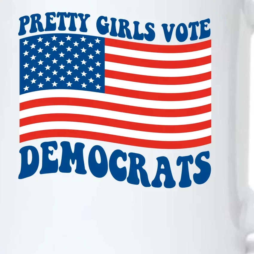 Pretty Girls Vote Democrats Black Color Changing Mug