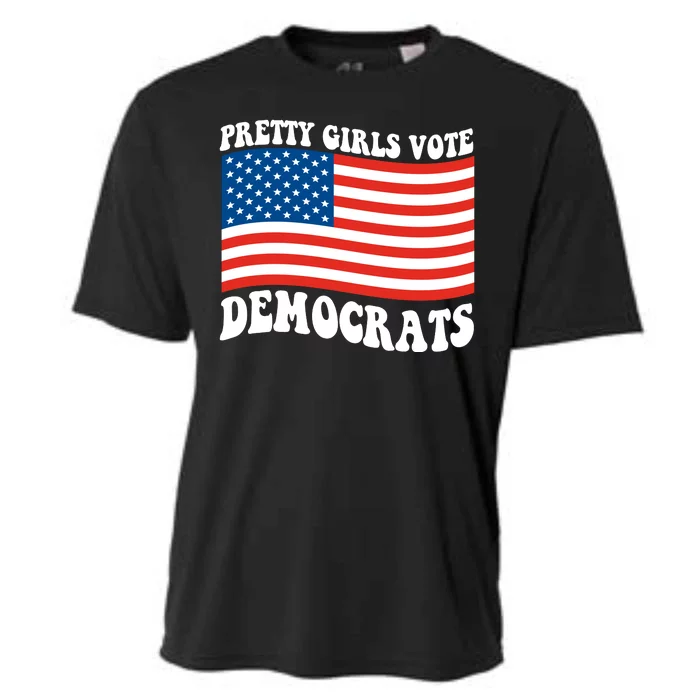 Pretty Girls Vote Democrats Cooling Performance Crew T-Shirt