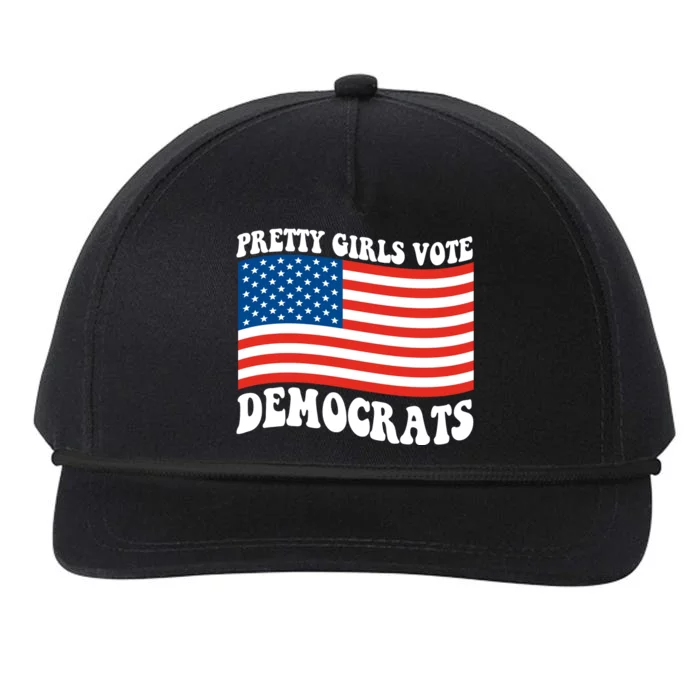 Pretty Girls Vote Democrats Snapback Five-Panel Rope Hat