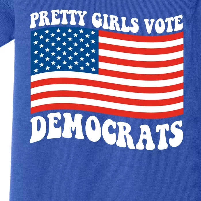 Pretty Girls Vote Democrats Baby Bodysuit