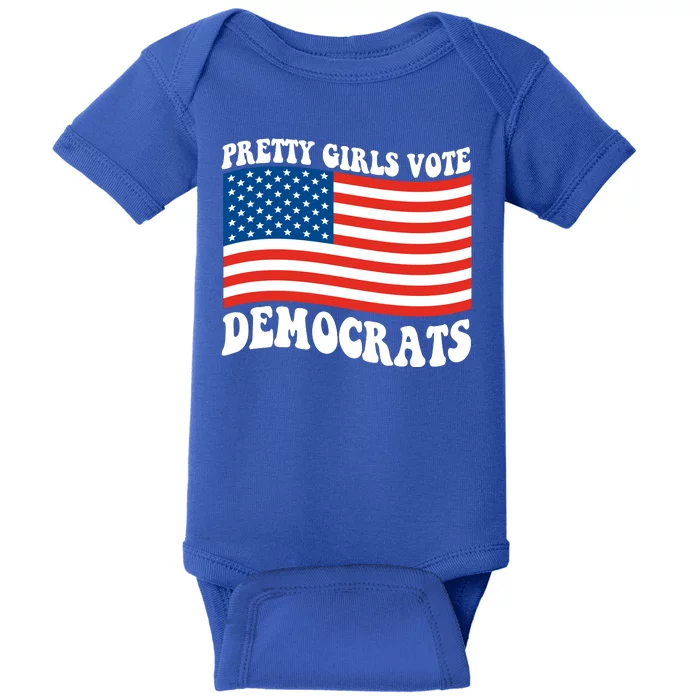 Pretty Girls Vote Democrats Baby Bodysuit