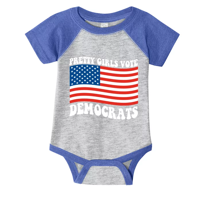 Pretty Girls Vote Democrats Infant Baby Jersey Bodysuit