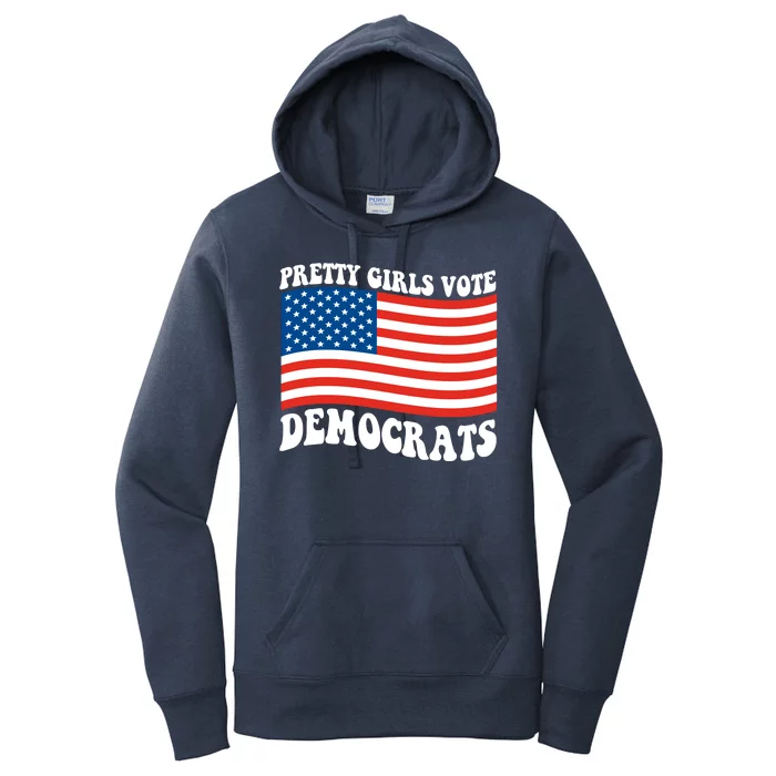 Pretty Girls Vote Democrats Women's Pullover Hoodie