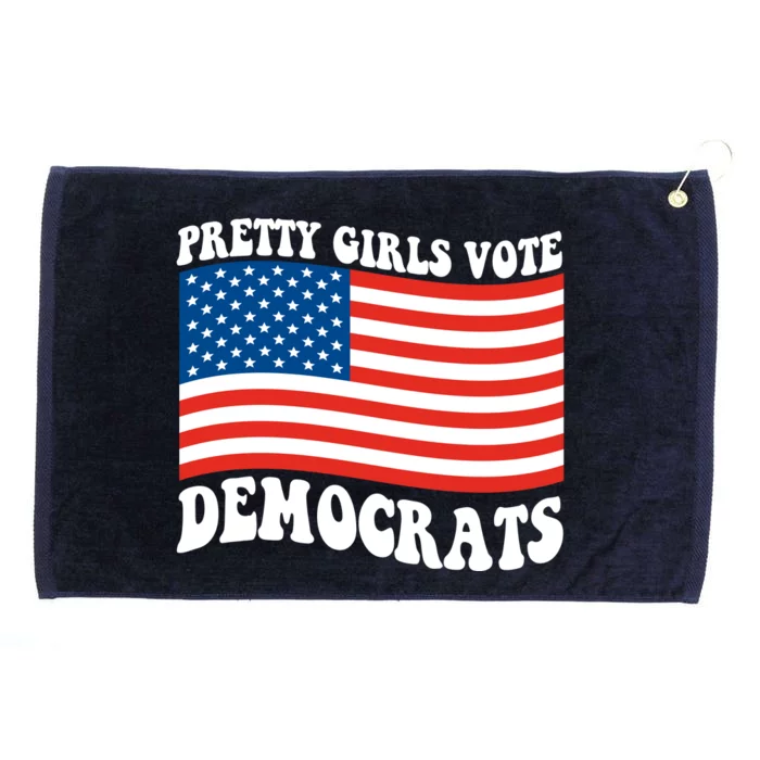 Pretty Girls Vote Democrats Grommeted Golf Towel