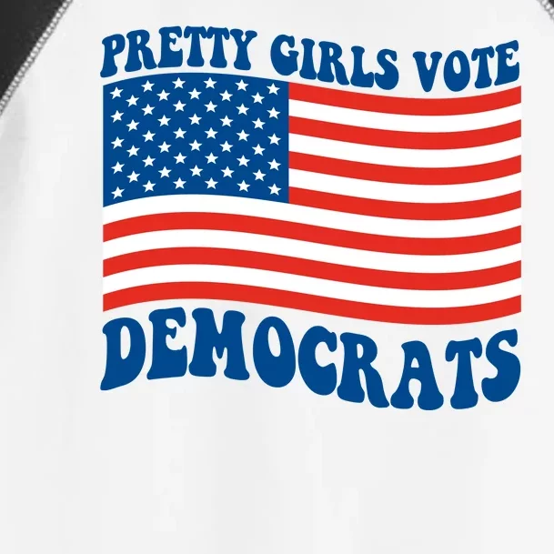 Pretty Girls Vote Democrats Toddler Fine Jersey T-Shirt