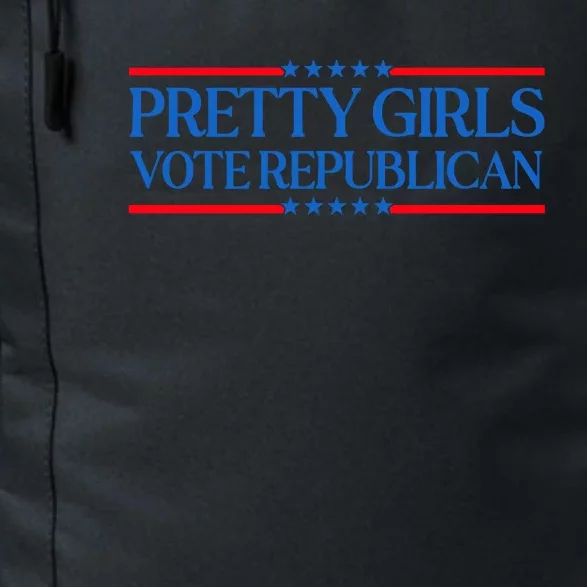 Pretty Girl Vote Republican Funny Saying Daily Commute Backpack