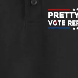 Pretty Girl Vote Republican Dry Zone Grid Performance Polo