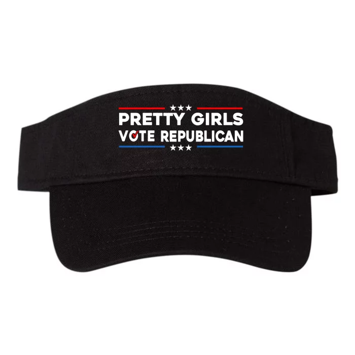 Pretty Girl Vote Republican Valucap Bio-Washed Visor