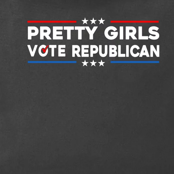 Pretty Girl Vote Republican Zip Tote Bag