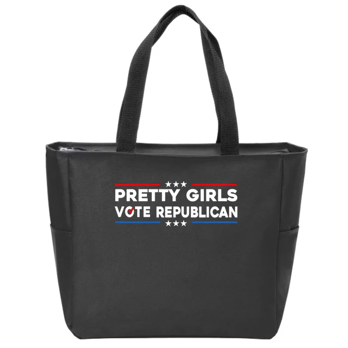 Pretty Girl Vote Republican Zip Tote Bag