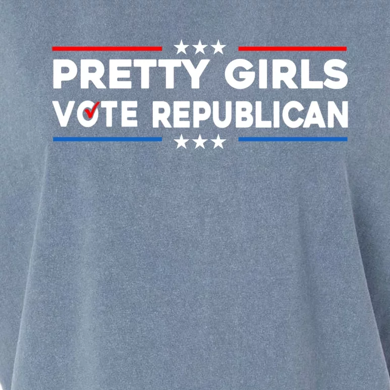 Pretty Girl Vote Republican Garment-Dyed Women's Muscle Tee