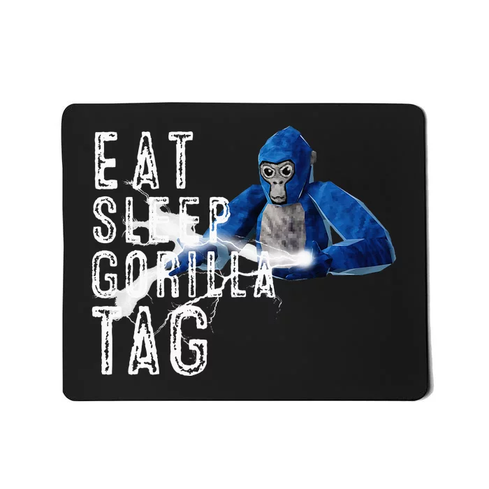 Playful Gorilla VR Gamer Funny Eat Sleep Gaming Mousepad