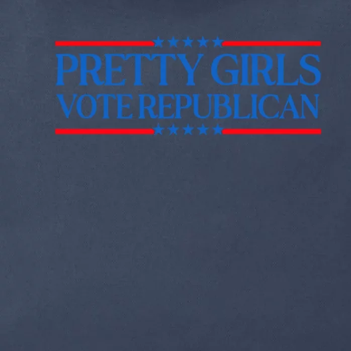 Pretty Girl Vote Republican Zip Tote Bag