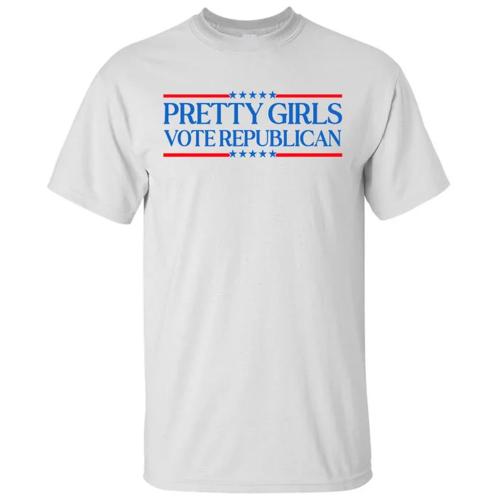 Pretty Girl Vote Republican Tall T-Shirt