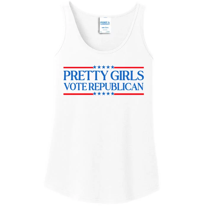 Pretty Girl Vote Republican Ladies Essential Tank