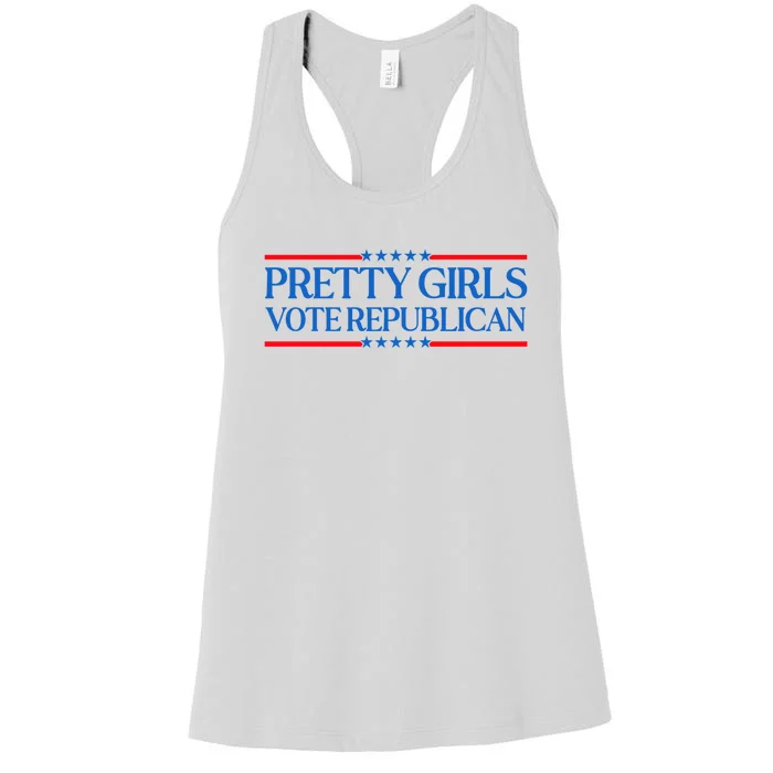 Pretty Girl Vote Republican Women's Racerback Tank