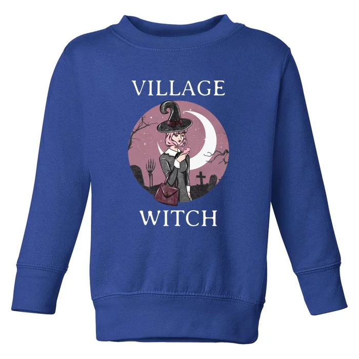 Pastel Goth Village Witch Great Gift Toddler Sweatshirt