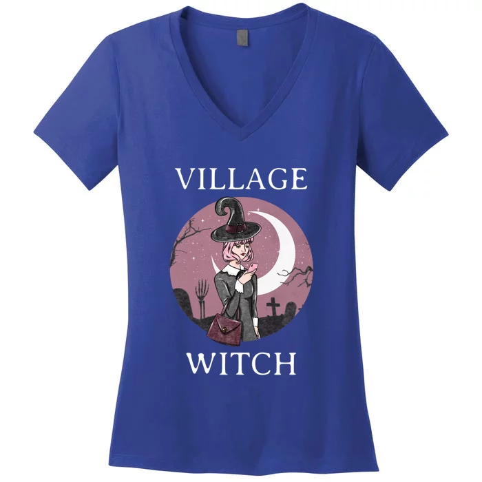 Pastel Goth Village Witch Great Gift Women's V-Neck T-Shirt