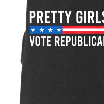 Pretty Girl Vote Republican Doggie 3-End Fleece Hoodie