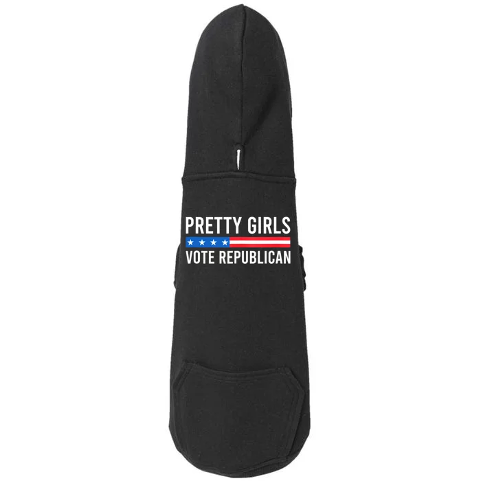 Pretty Girl Vote Republican Doggie 3-End Fleece Hoodie