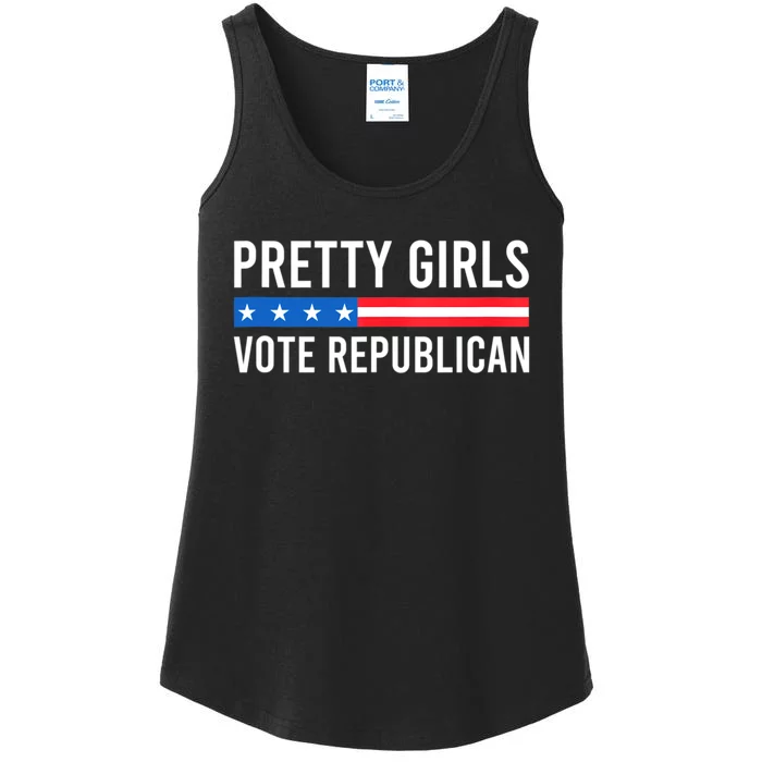 Pretty Girl Vote Republican Ladies Essential Tank