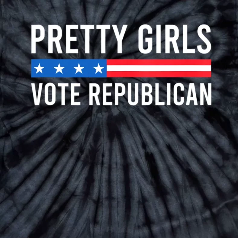 Pretty Girl Vote Republican Tie-Dye T-Shirt