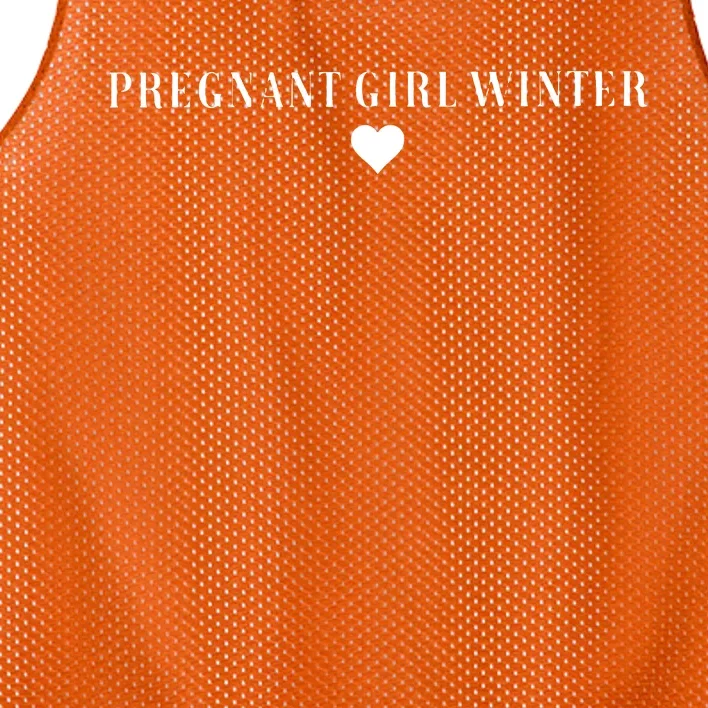 Pregnant Girl Winter Mesh Reversible Basketball Jersey Tank