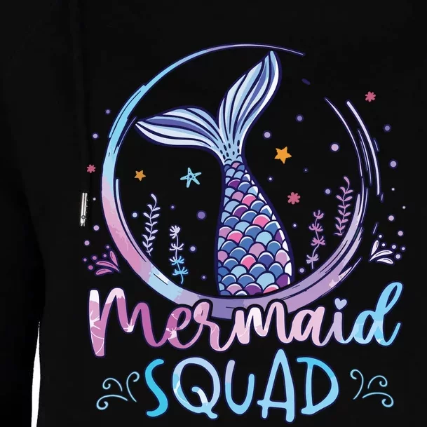 Party Girl Women Mermaid Womens Funnel Neck Pullover Hood