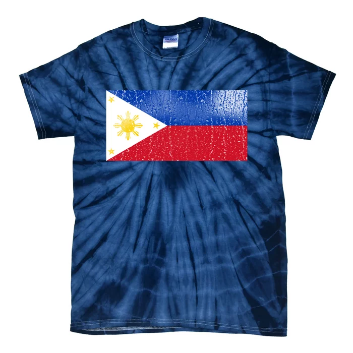 Philippines Glass Water Flag Tie-Dye T-Shirt