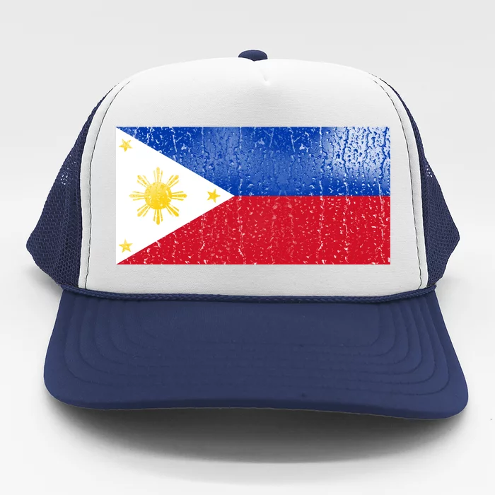 Philippines Glass Water Flag Trucker Hat