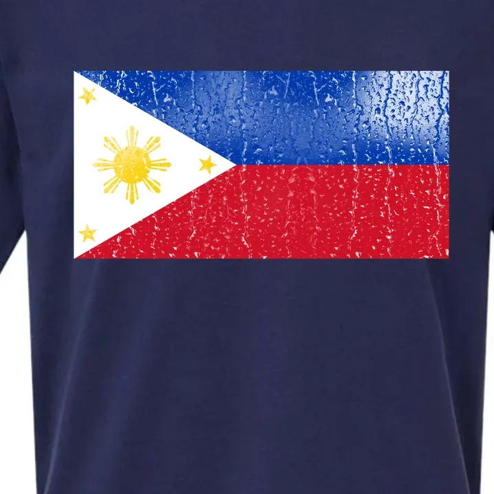 Philippines Glass Water Flag Sueded Cloud Jersey T-Shirt