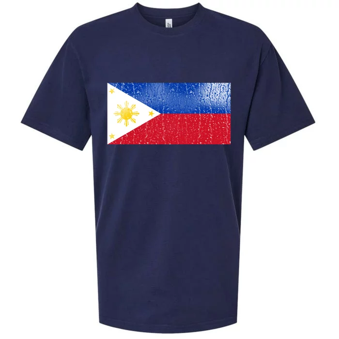 Philippines Glass Water Flag Sueded Cloud Jersey T-Shirt