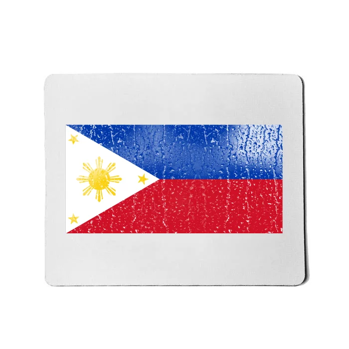 Philippines Glass Water Flag Mousepad