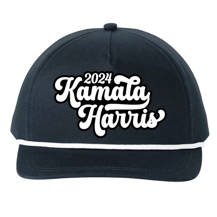 President Harris 2024 Kamala Harris Snapback Five-Panel Rope Hat