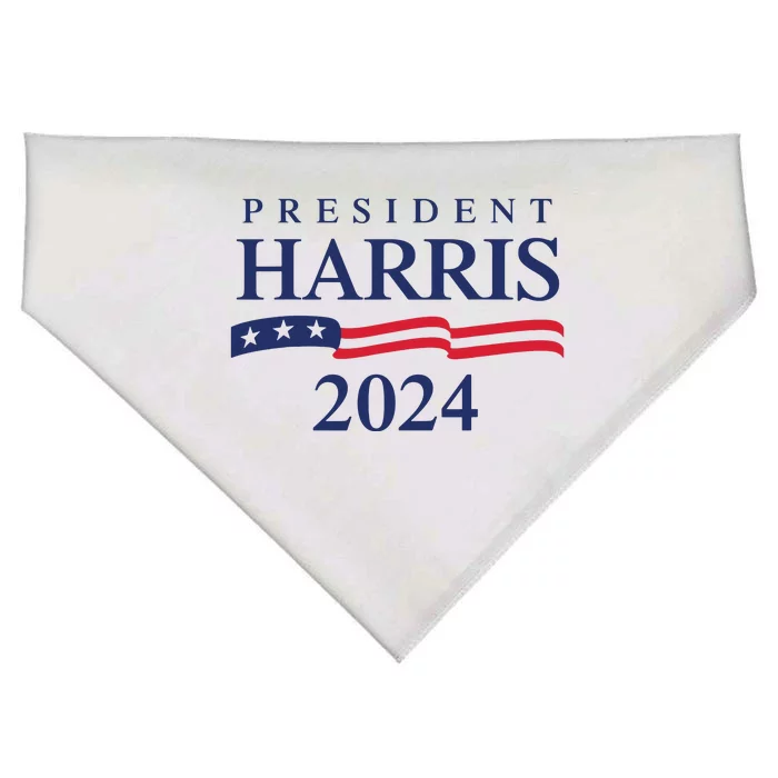 President Harris 2024 USA-Made Doggie Bandana