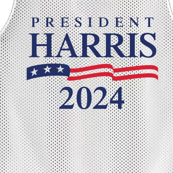 President Harris 2024 Mesh Reversible Basketball Jersey Tank